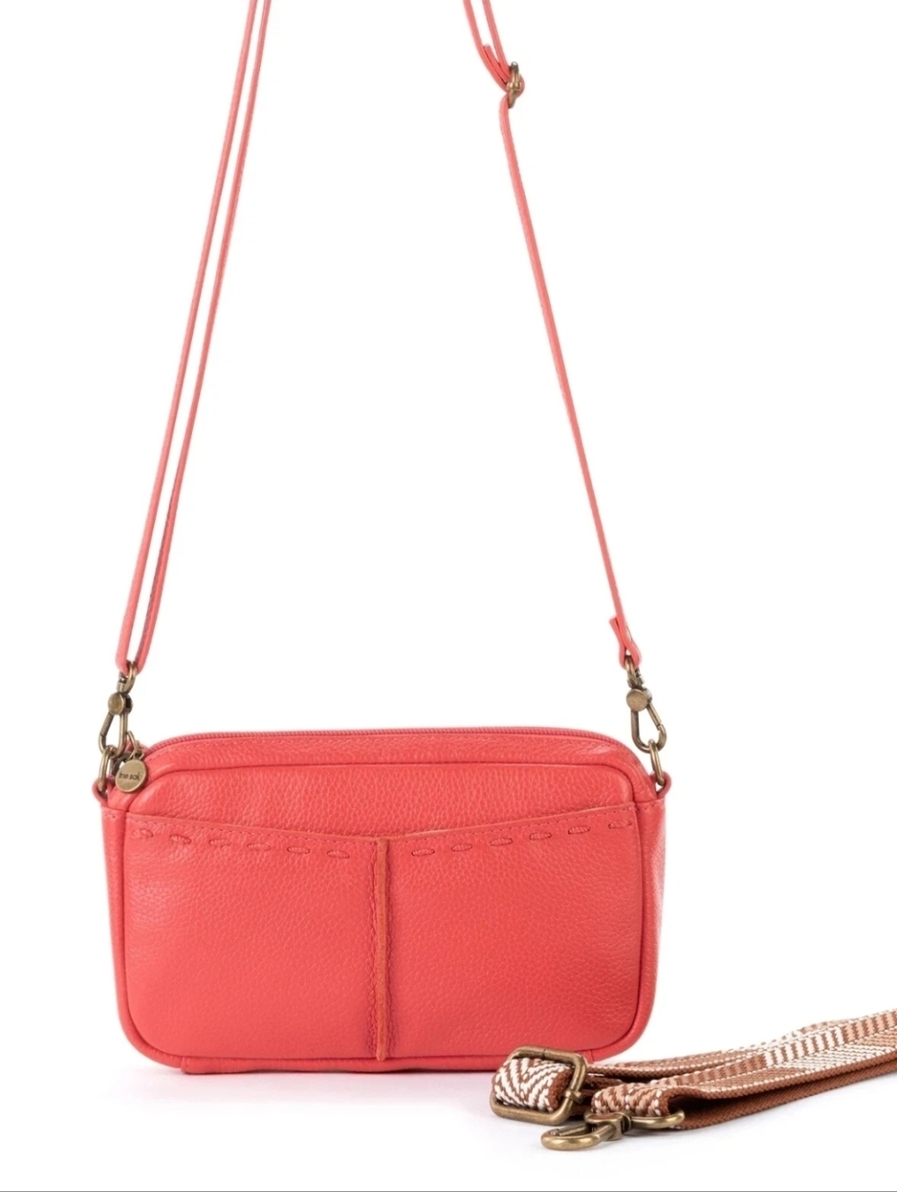 The Sak Cora Smartphone Crossbody, Cayenne Leather - Picture 3 of 9